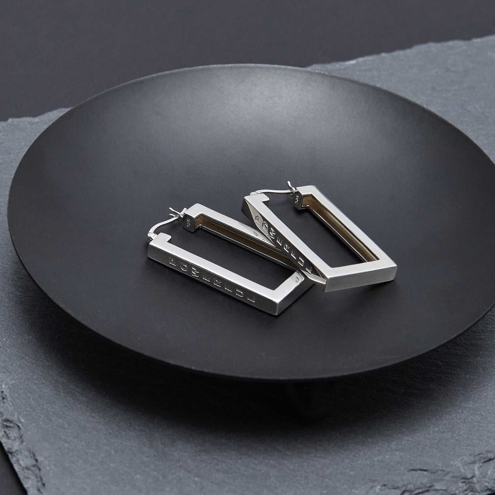 Sterling Silver (With Rhodium Protection)-POWERFUL Earrings
