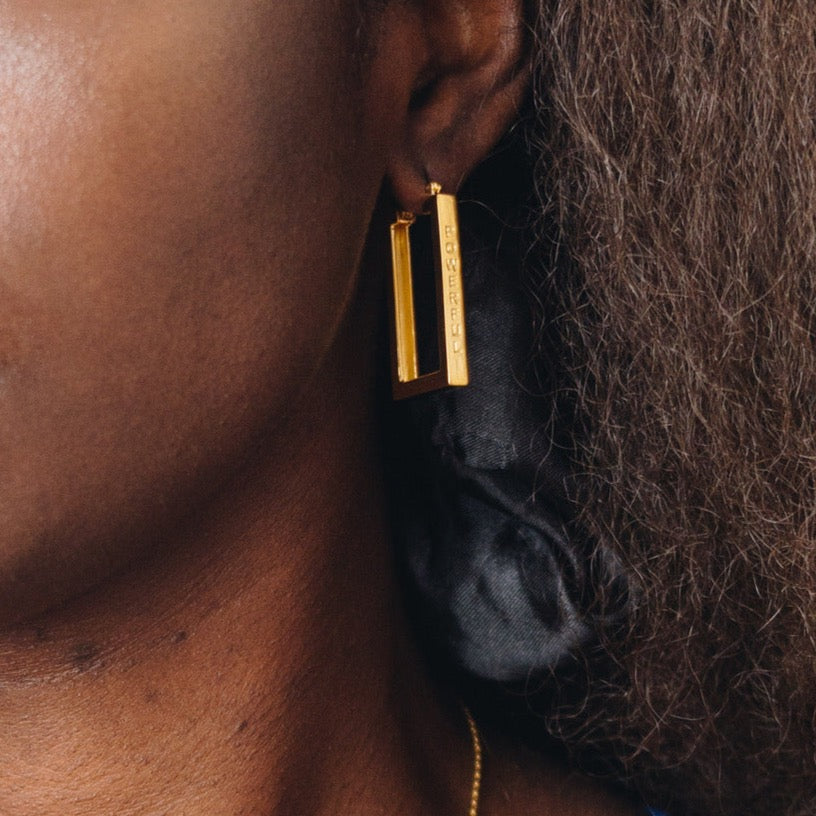 18k Gold Vermeil-POWERFUL Earrings