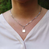 UNBREAKABLE Chain Link Necklace With Padlock