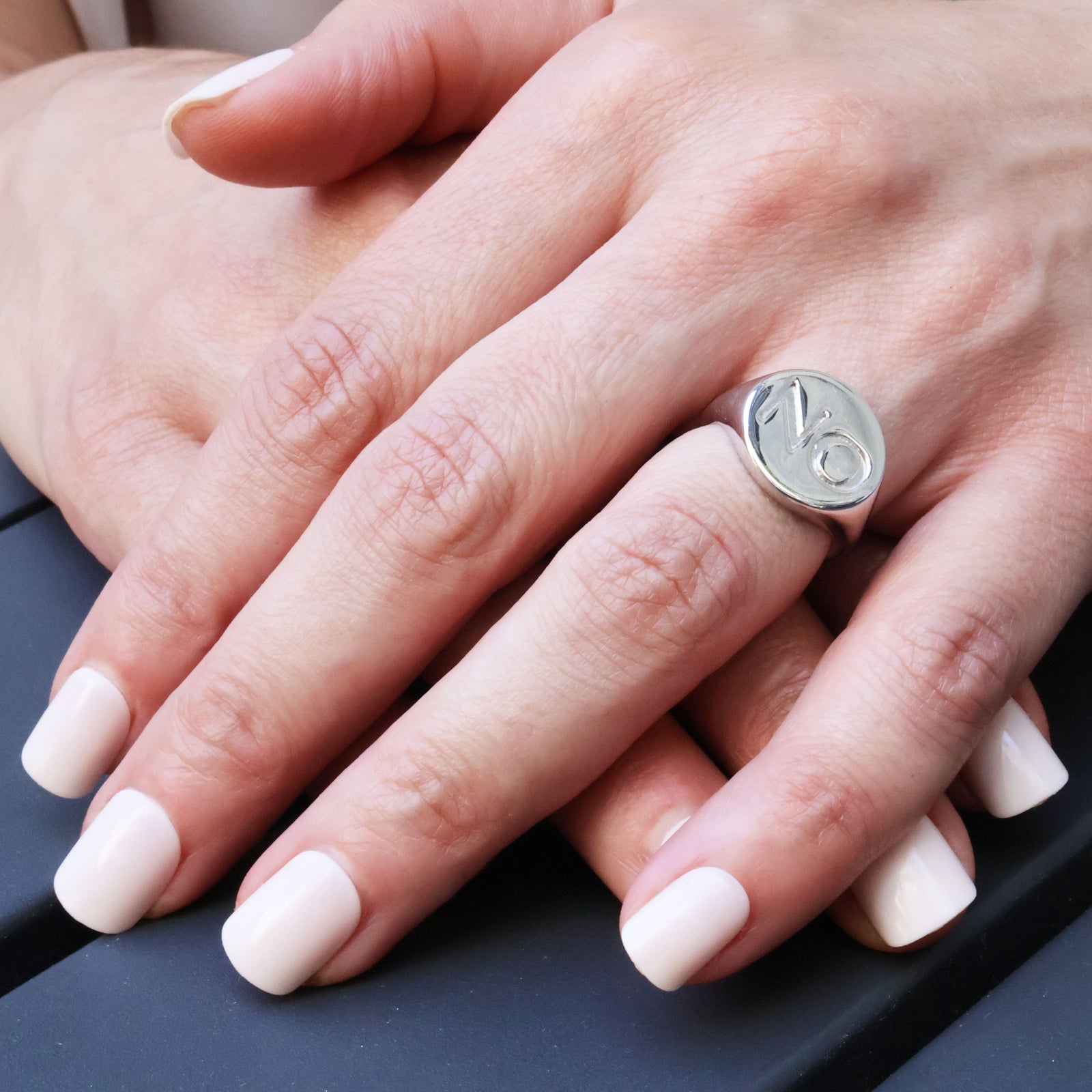 Sterling Silver (With Rhodium Protection)-NO Ring