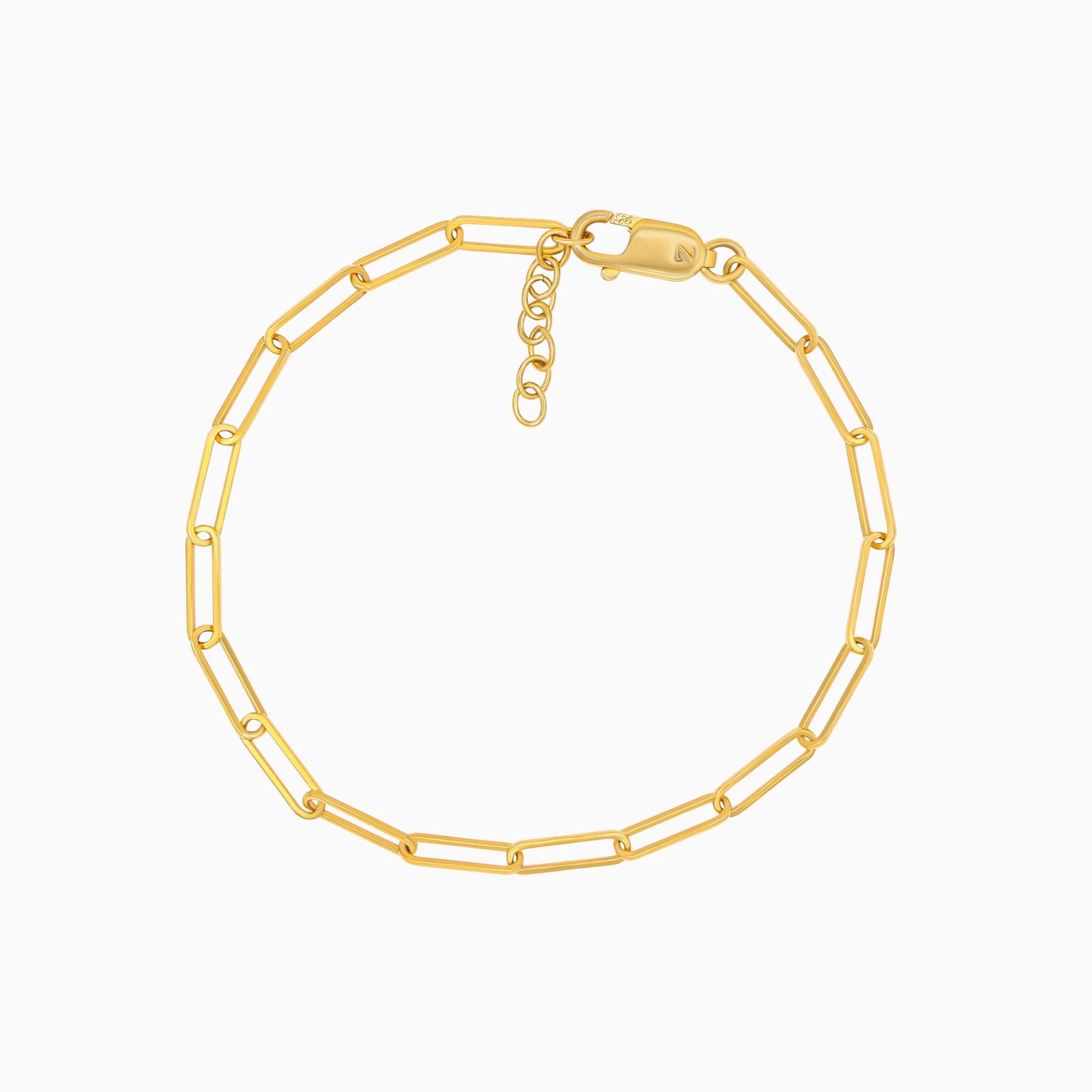 18k Gold Vermeil-UNBREAKABLE Chain Link Bracelet
