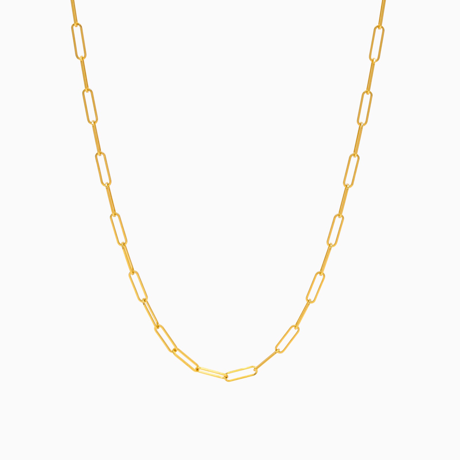 18k Gold Vermeil-UNBREAKABLE Chain Link Necklace