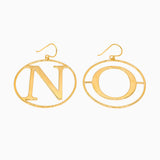 N.O. Hoop Earrings