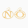 18k Gold Vermeil-N.O. Hoop Earrings