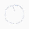 Sterling Silver (With Rhodium Protection)-UNBREAKABLE Chain Link Bracelet