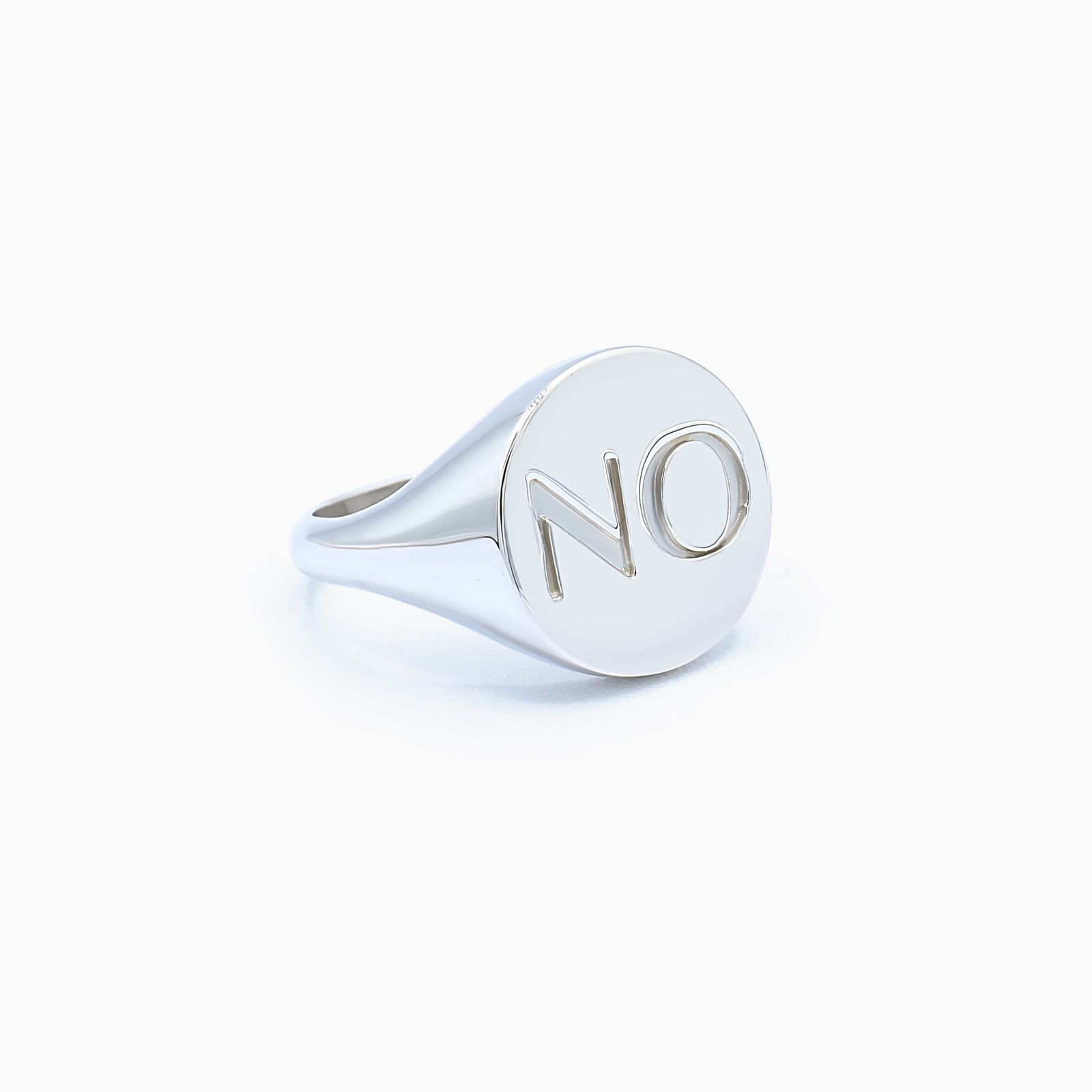 Sterling Silver (With Rhodium Protection)-NO Ring