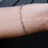 Sterling Silver (With Rhodium Protection)-UNBREAKABLE Chain Link Bracelet