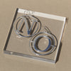 Sterling Silver (With Rhodium Protection)-N.O. Hoop Earrings