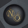 18k Gold Vermeil-N.O. Hoop Earrings
