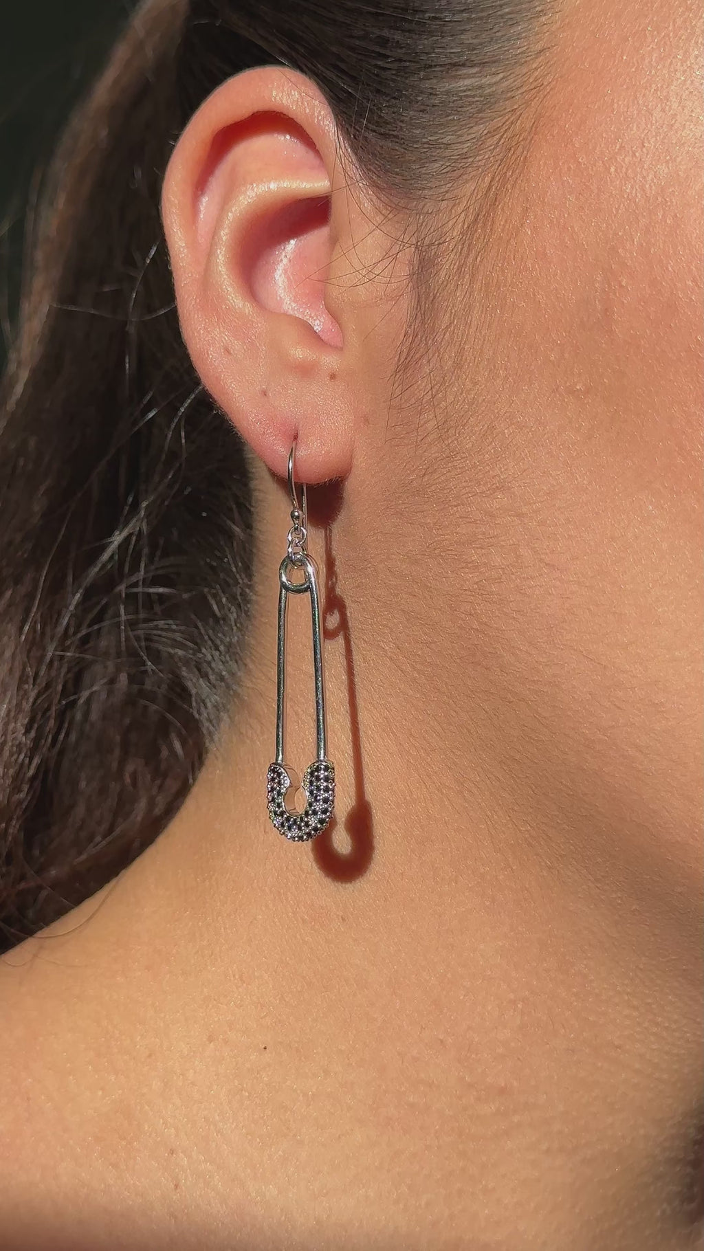 -SOLIDARITY Safety Pin Earrings