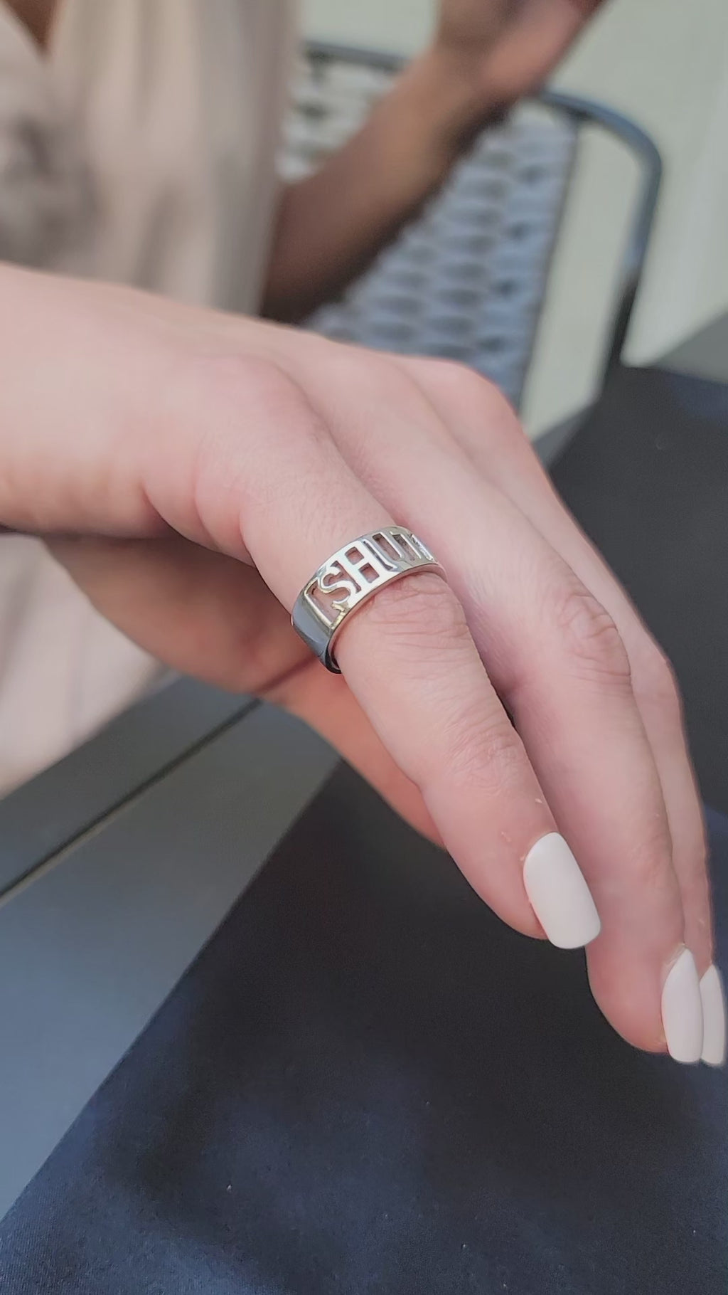 -SHUT UP Ring