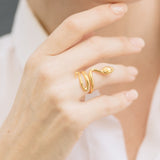 COLD-BLOODED Snake Ring