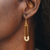 SOLIDARITY Safety Pin Earrings