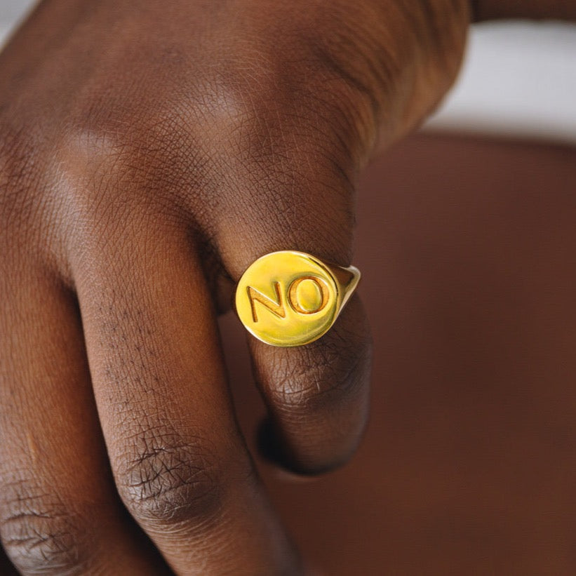 18k Gold Vermeil-NO Ring