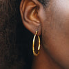 18k Gold Vermeil-I CHOOSE ME Hoop Earrings
