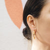18k Gold Vermeil-I CHOOSE ME Hoop Earrings